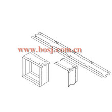 Rectangular Automatik Elektrisch Gegenteil Blade Luft Lautstärkeregler Ventil Dämpfer Rolle Formmaschine Vietnam